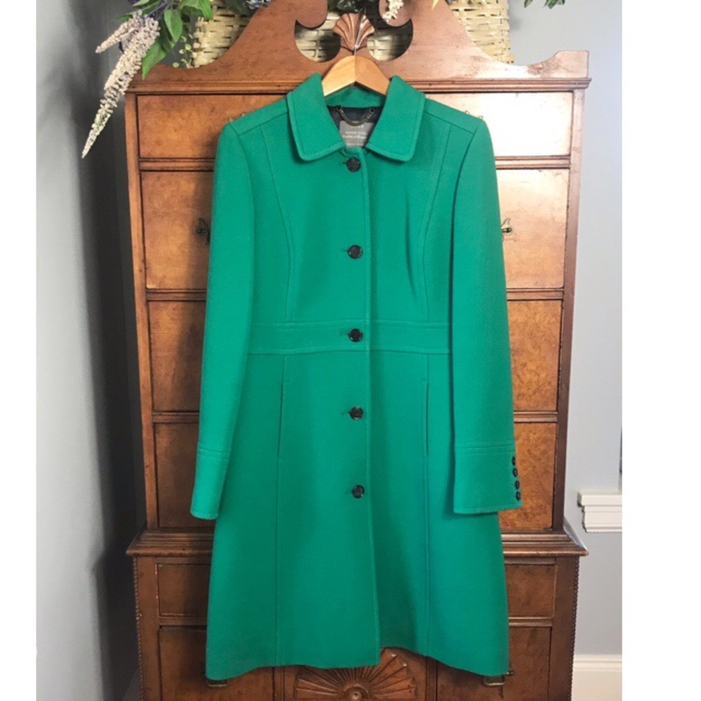 J. Crew Green Lady Day Coat